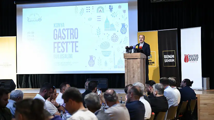Konya GastroFest başlıyor! Türkiye'nin ünlü şefleri şehre gelecek