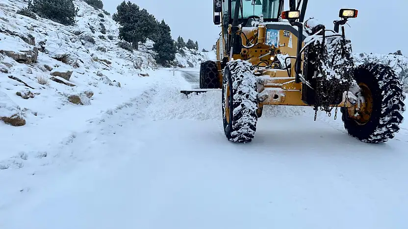 Konya karla mücadelede 24 saat teyakkuzda!