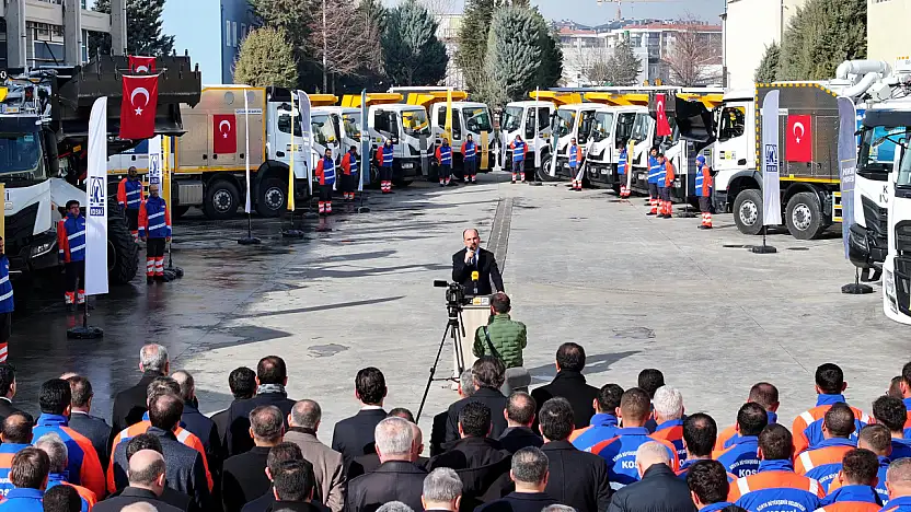 Konya'nın altyapı ordusu güçleniyor! KOSKİ'ye 19 yeni hizmet neferi