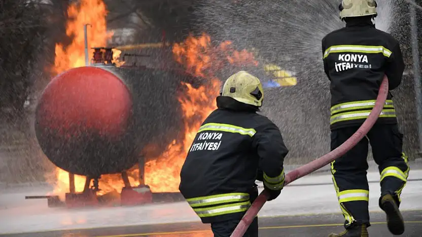 Konya'nın ateş tanımayan kahramanları binlerce olaya koştu!