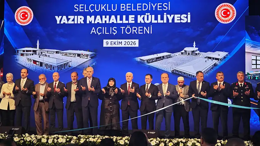 Konya'nın yeni eğitim ve yaşam alanı Numan Kurtulmuş'un katılımıyla açıldı