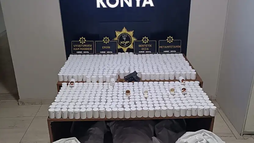 Konya sokaklarında büyük temizlik! 1 ayda 187 zehir taciri tutuklandı