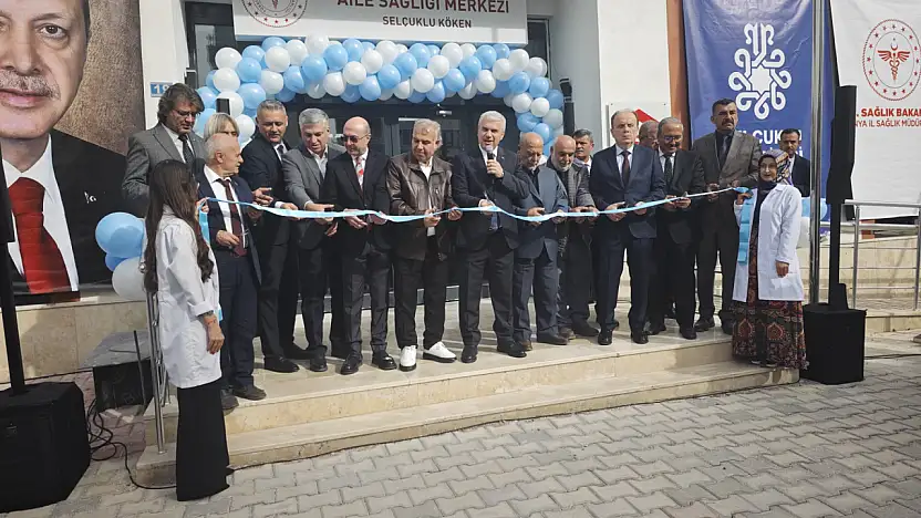 Konya'ya yeni sağlık merkezi! O mahallede açılış yapıldı!
