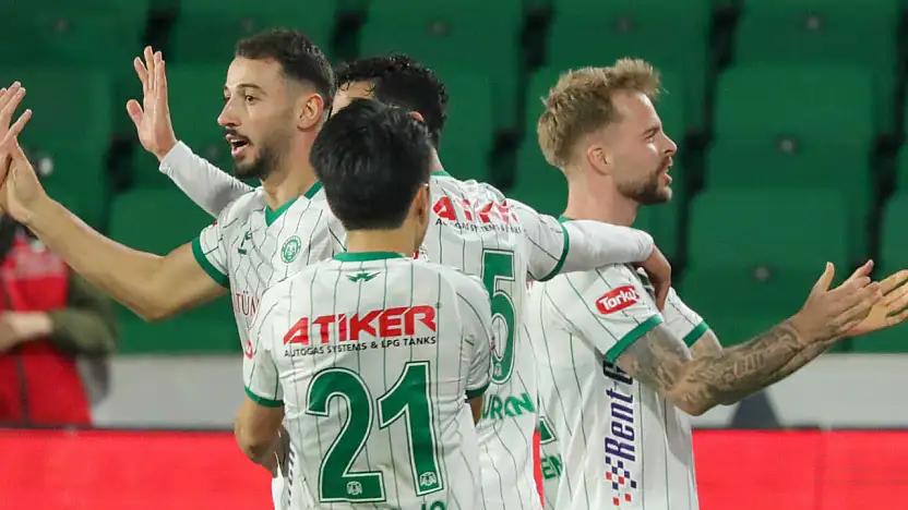 Konyaspor'da yeni transferlerden ilk maçta siftah