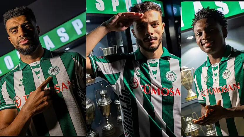 Konyaspor, üç yeni transferini duyurdu!