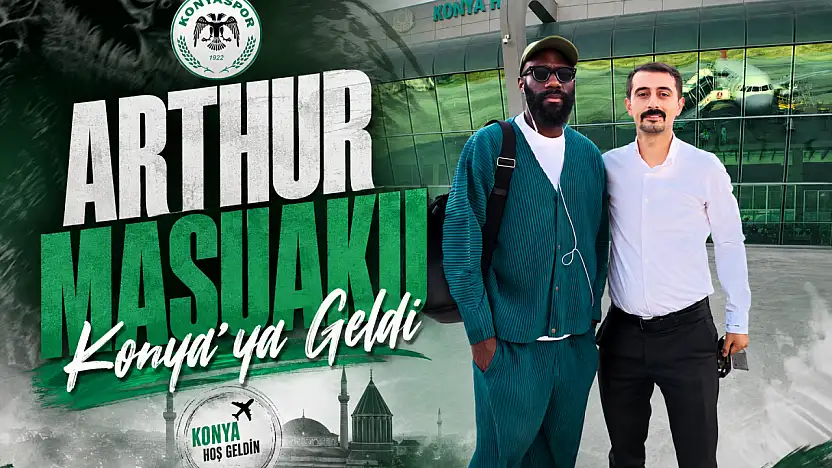 Konyaspor'un yeni sol beki Konya'ya geldi