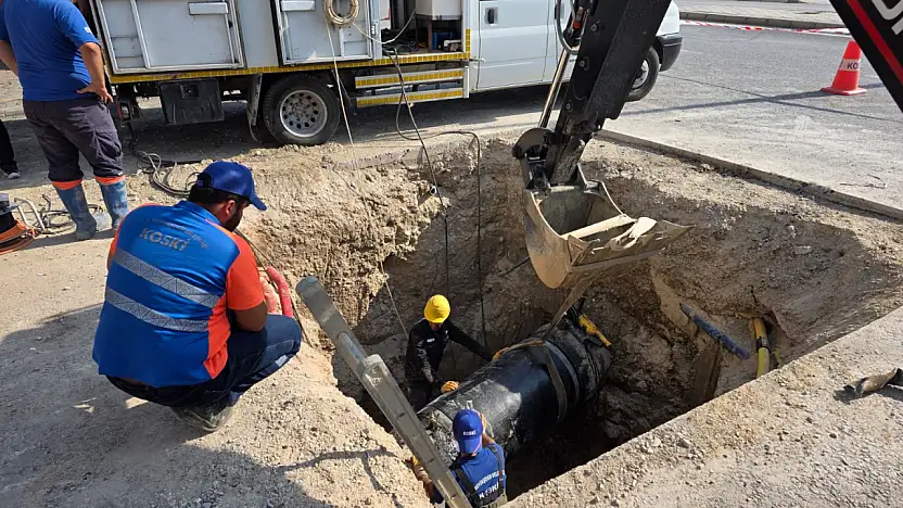 KOSKİ'den altyapıya kalıcı çözüm: İçme suyu hattı modernize edildi!