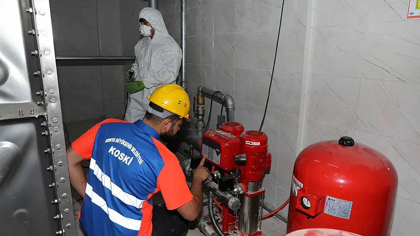 KOSKİ uyardı! Konya'da su depolarını temizletmeyenler büyük risk altında