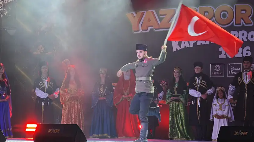 Meram'da yaz sezonu muhteşem törenle kapandı! Çocuklar sporla gelişti...