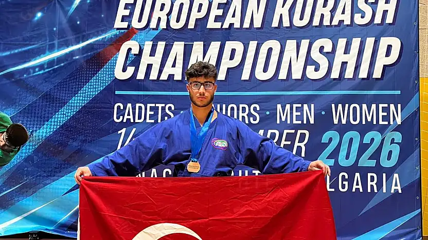 Selçuklu'nun milli sporcusu Avrupa kürsüsünde! Bronz madalyayla döndü