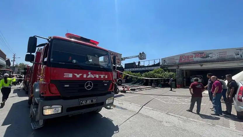 Son dakika: Konya'da sanayide patlama! İşçiler tahliye edildi