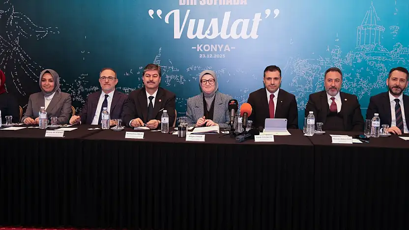 Vuslat şehri Konya'da birlik sofrası: 'İrfanla yol alıyoruz'