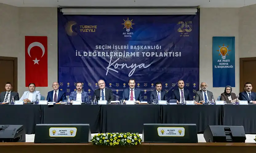 AK Parti Konya'da seçim hazırlıkları masaya yatırıldı!