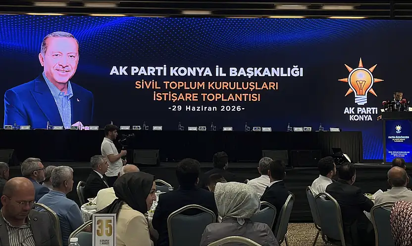 AK Parti Konya sivil toplum kuruluşlarıyla istişare toplantısı düzenledi