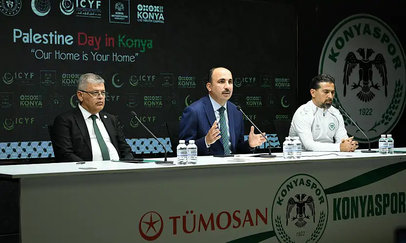 Altay, Atiker ve Palut'tan Ortak Toplantı! Tüm Konya'yı Tarihi Maça Davet Ettiler
