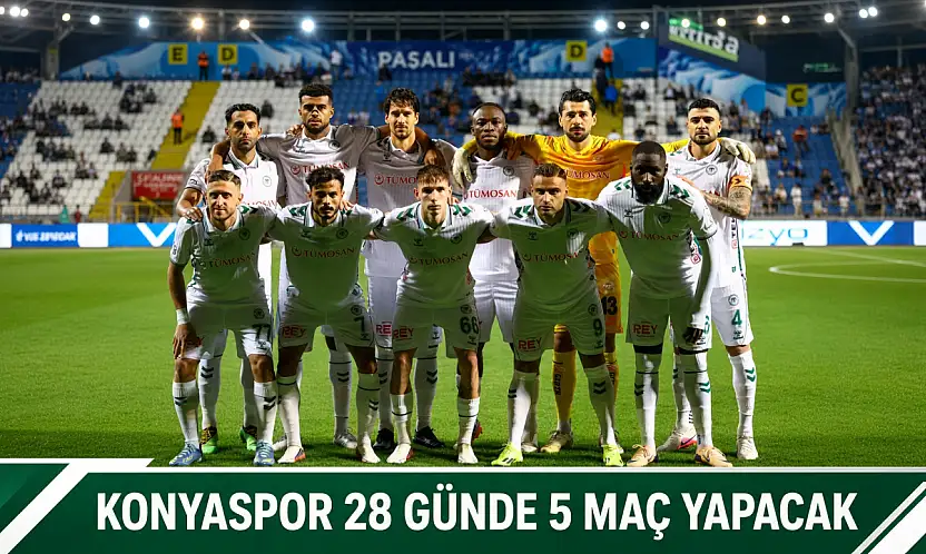 Anadolu Kartalı yoğun mesaide: Konyaspor'un zorlu fikstürü başlıyor