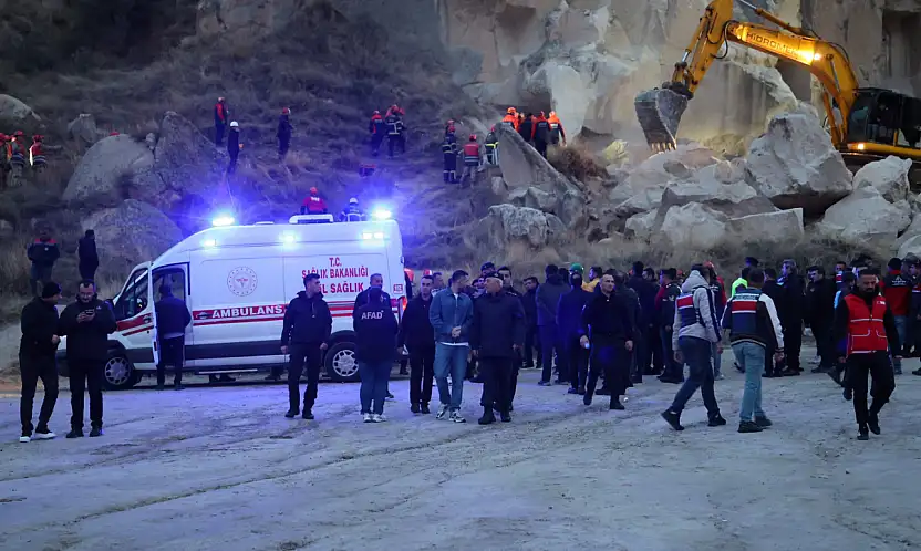 Bakan Memişoğlu duyurdu: Göreme'de ölü sayısı 3'e yükseldi, 5 yaralı...