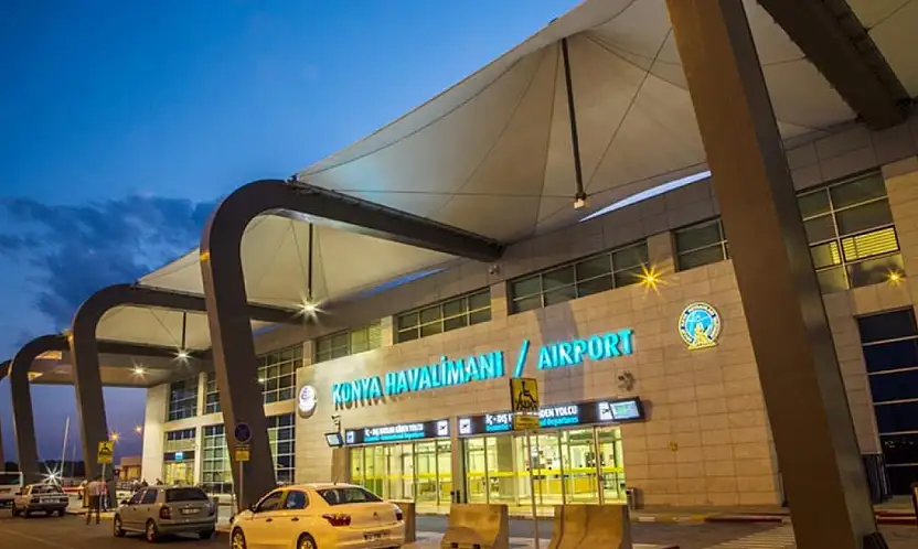 Bir ayda 93 bin kişi Konya Havalimanını tercih etti