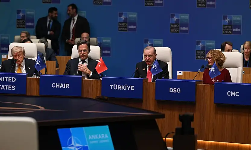 Erdoğan NATO Zirvesi'nde konuştu! 'Avrupa'daki en büyük kara ordusuna sahibiz'