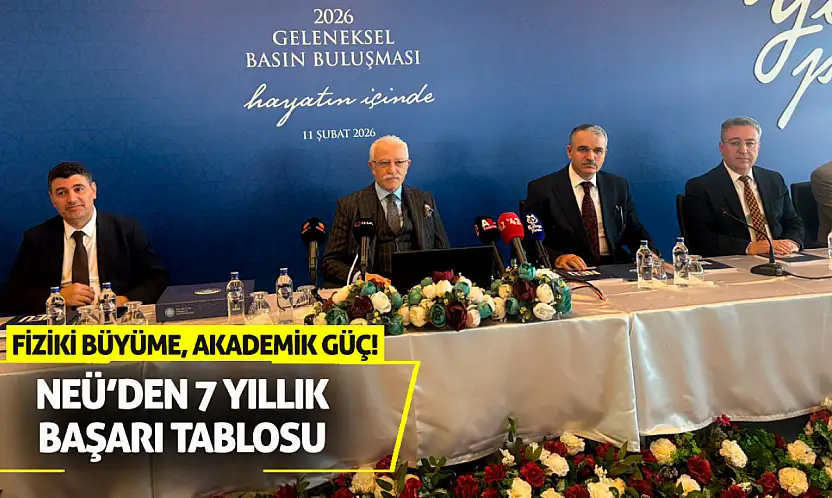 Fiziki büyüme, akademik güç! NEÜ'den 7 yıllık başarı tablosu