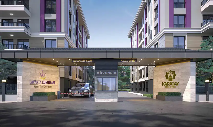 Karatay'da yeni yaşam alanı: Lavanta Konutları tanıtıldı