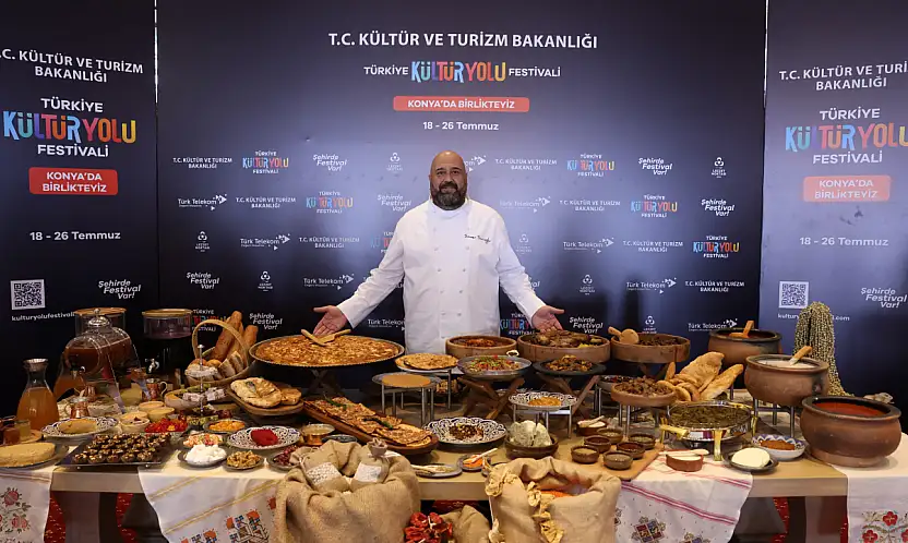 Konya, 53 lezzet noktasıyla Türkiye Kültür Yolu Festivali'nde rekor kırdı!