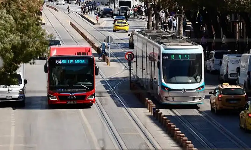Konya'da 57 otobüs hattında değişiklik! Tramvay ve o otobüslerin seferleri duracak!