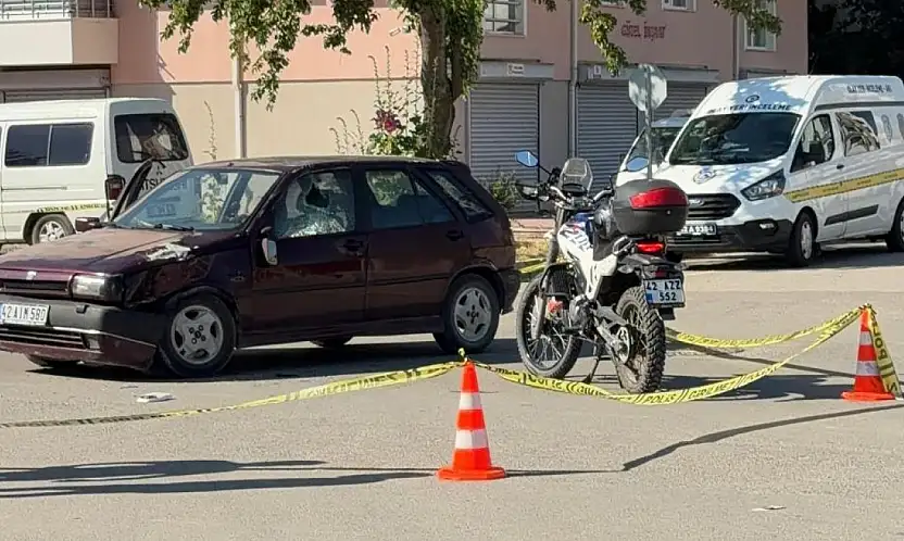 Konya'da acı haber! Otomobil ile motosikletin çarpıştığı kazada öğretmen öldü!