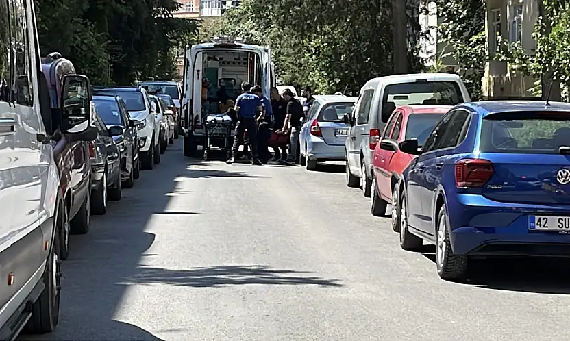 Konya'da apartmanda kan aktı: Kiracı tartıştığı yöneticiyi bıçakladı!