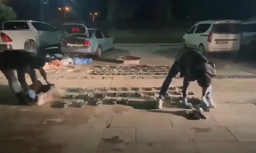Konya'da ekipler harekete geçti! Araçlardan çıkan pes dedirtti