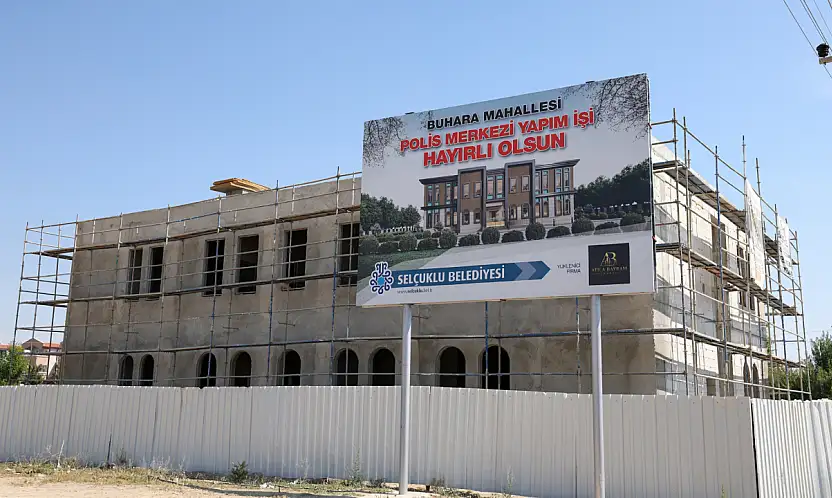 Konya'da güvenliğe önemli yatırım! Yeni polis merkezi yükseliyor