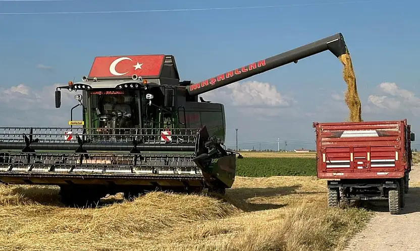 Konya'da hasat zamanı! İlk görüntüler maşallah dedirtti!