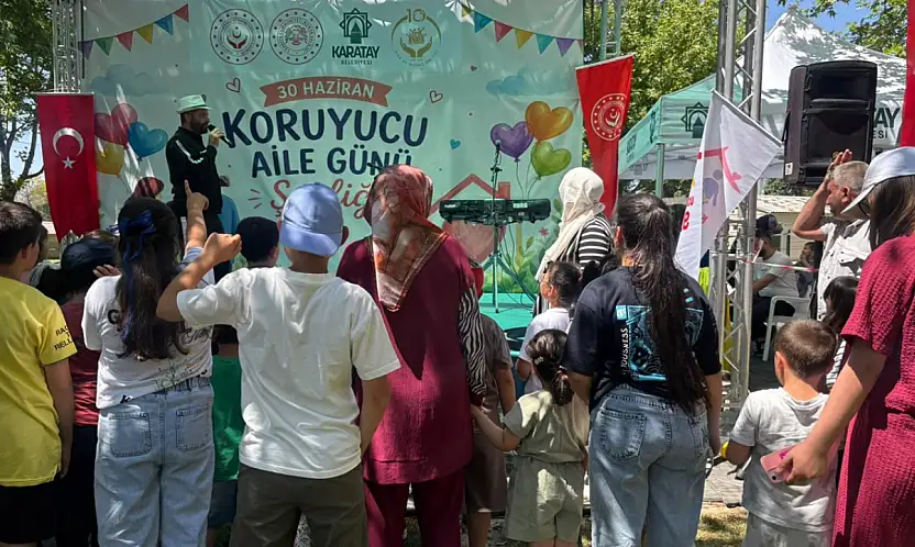 Konya'da koruyucu aile buluşması: Çocuklar gönüllerince eğlendi