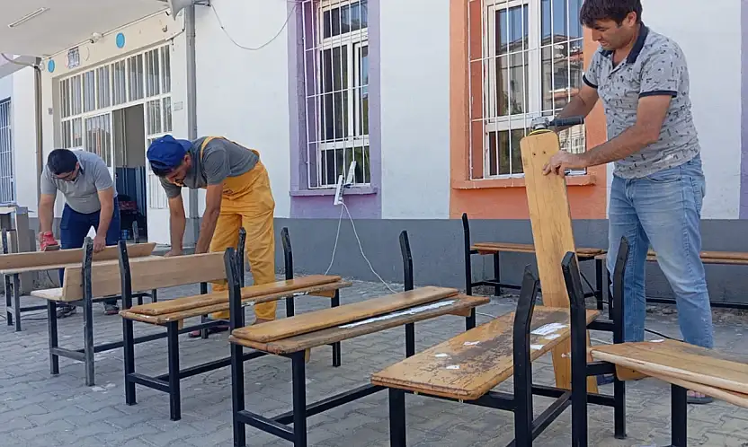 Konya'da öğretmenlerden eğitime gönüllü katkı: Okullarını boyayıp yenilediler