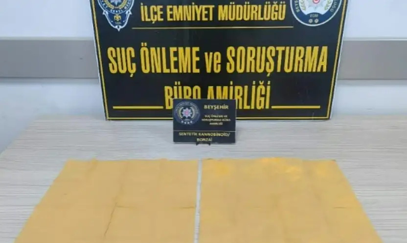 Konya polisinin gözünden kaçmadı! Zehri saklamaya çalıştılar