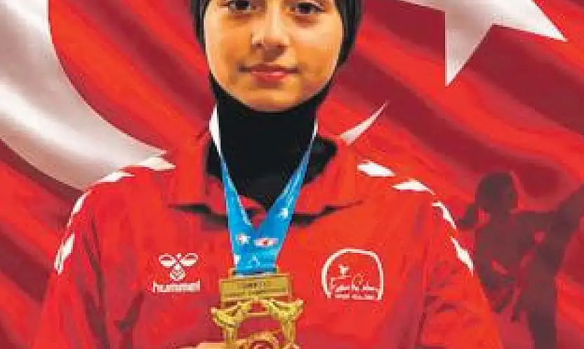 Konya'da şehit kızından gururlandıran başarı! Türkiye şampiyonu oldu