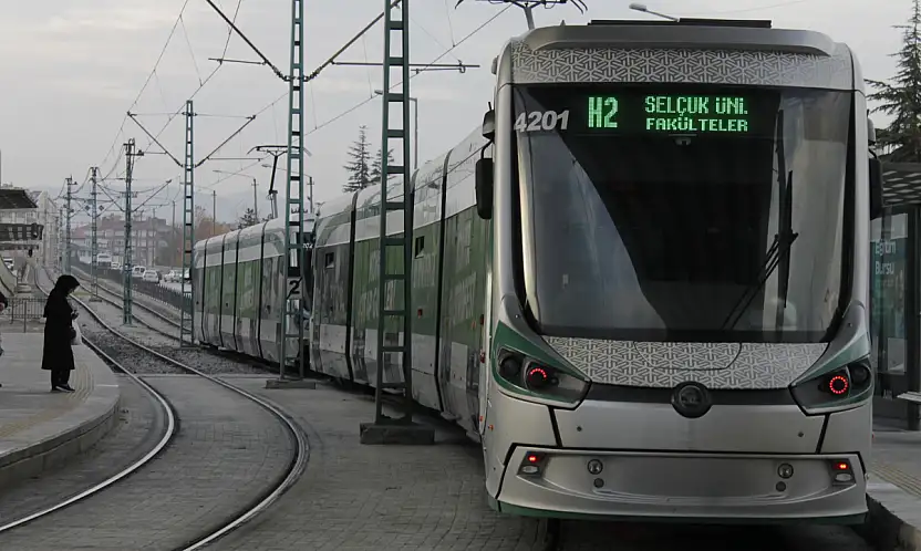 Konya'da tramvay seferleri duracak! O saatlerde otobüs kullanılacak!