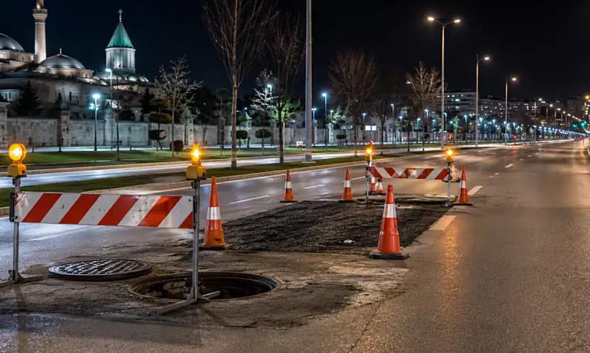 Konya'da ulaşıma gece düzenlemesi: Bu listeye bakmadan trafiğe çıkmayın!