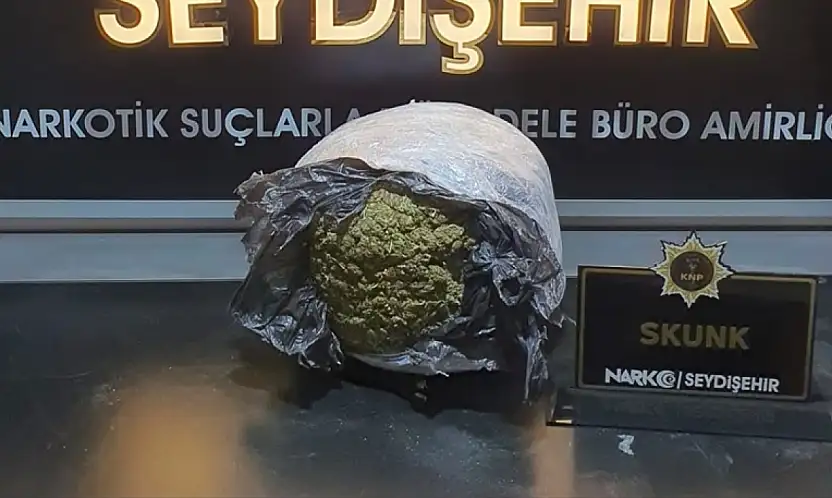 Konya'da uyuşturucu tacirine darbe: Yüksek miktarda madde ele geçirildi