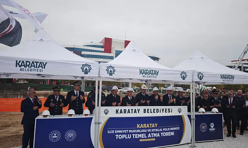 Konya'da vatandaşın güvenliği için 2 önemli yatırım! Temelleri atıldı