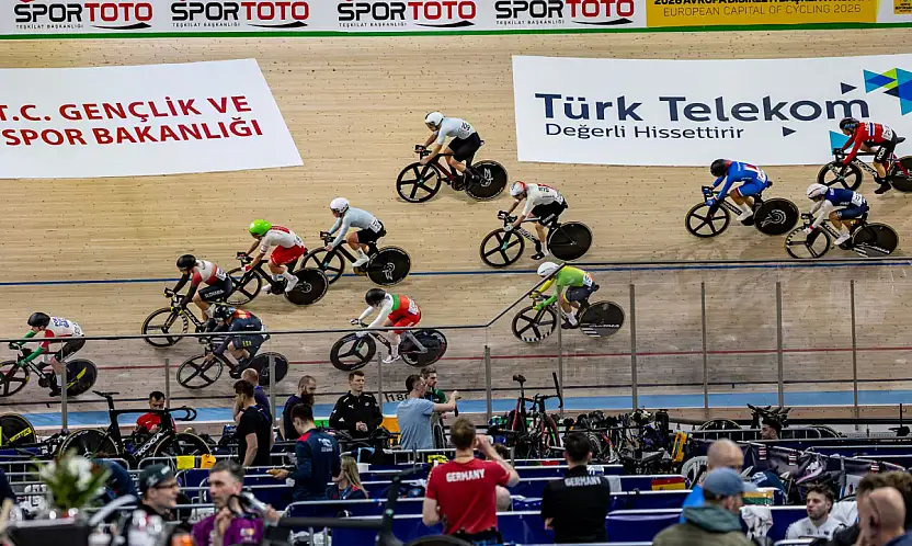 Konya'daki Avrupa Pist Bisikleti Şampiyonası'nda Üçüncü Gün Tamamlandı