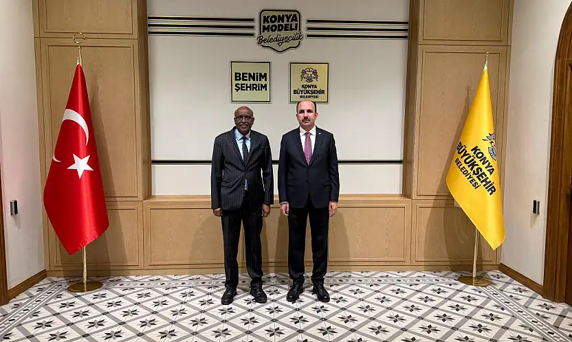 Konya'dan Afrika'ya dostluk köprüsü! Büyükelçi Abdillahi Altay'ı ziyaret etti