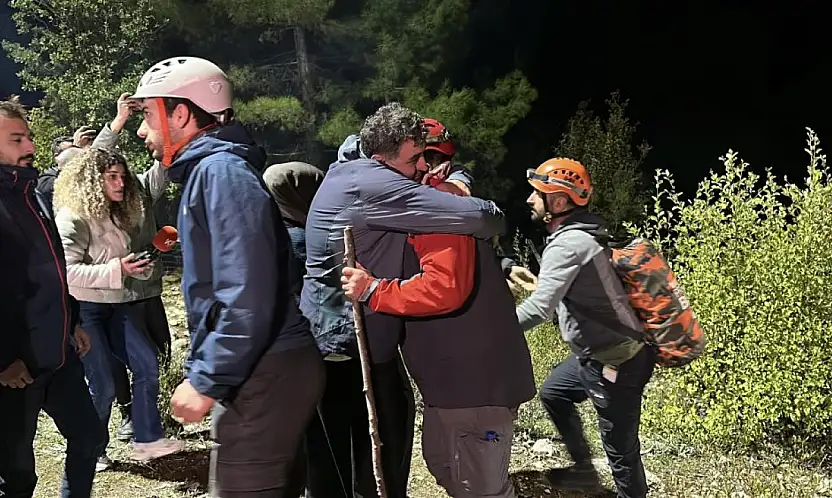 Konya'dan da ekipler katıldı: Kanyondaki kurtarma anları ortaya çıktı!