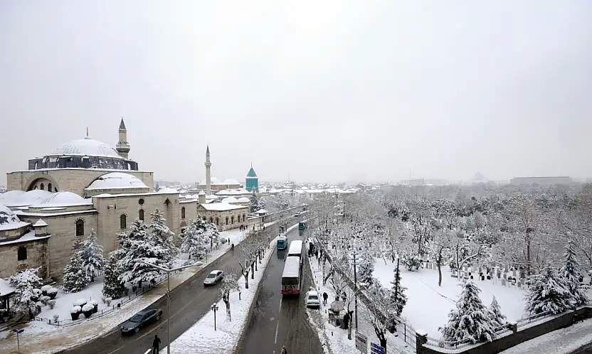 Konya finali karla yapacak! 14 ilçeye 'sarı' kodlu uyarı geldi