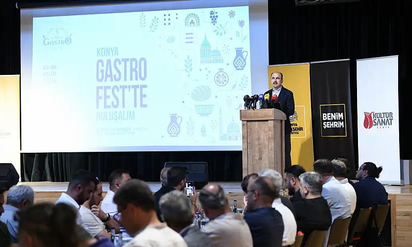 Konya GastroFest başlıyor! Türkiye'nin ünlü şefleri şehre gelecek