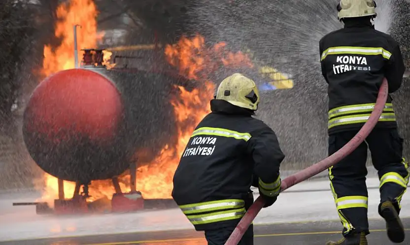 Konya'nın ateş tanımayan kahramanları binlerce olaya koştu!