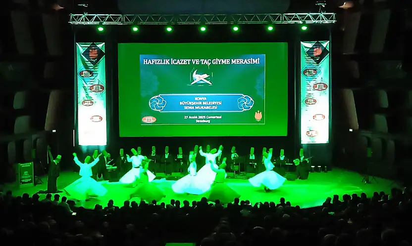 Konya'nın manevi nefesi Fransa'da esti!