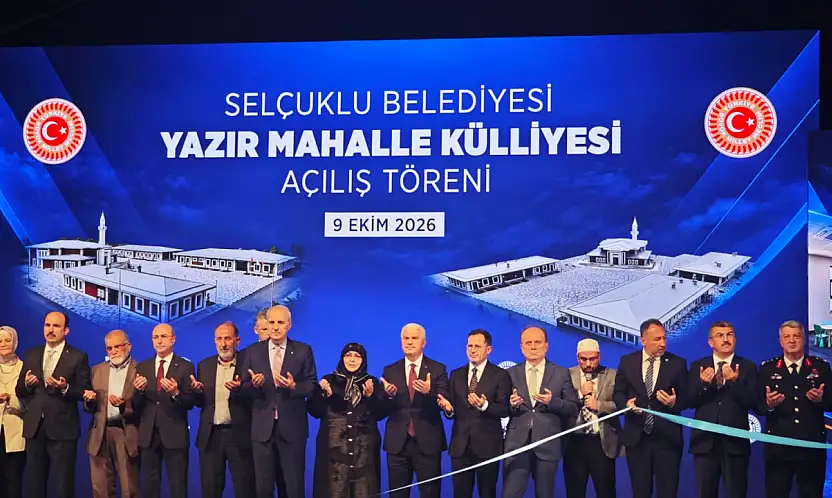 Konya'nın yeni eğitim ve yaşam alanı Numan Kurtulmuş'un katılımıyla açıldı