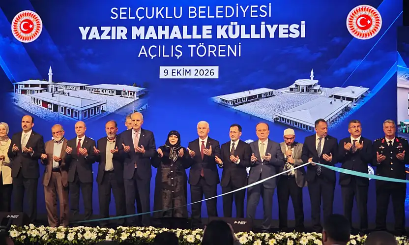 Konya'nın yeni eğitim ve yaşam alanı Numan Kurtulmuş'un katılımıyla açıldı