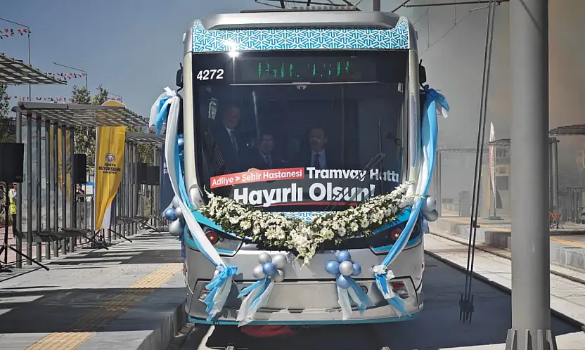 Konya'nın yeni tramvay hattı açıldı!